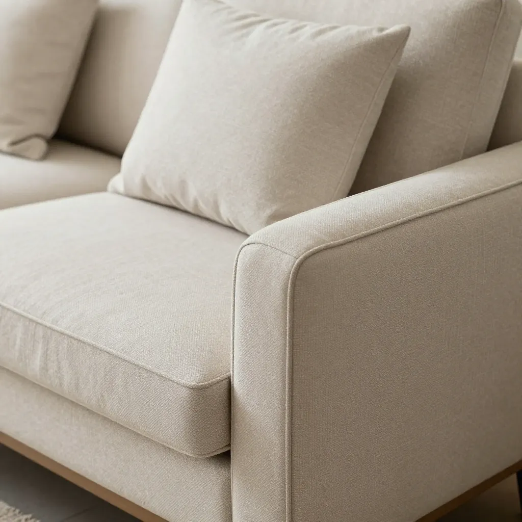 Natural fiber texture close-up